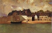 Odilon Redon Breton Port oil